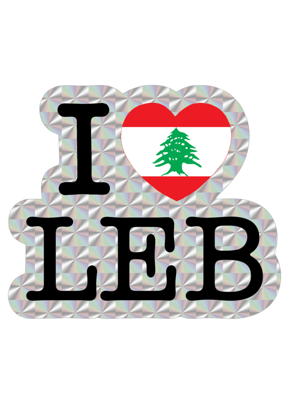 I Love Leb Sticker