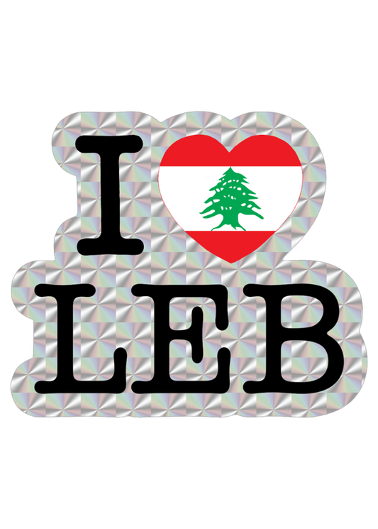 I Love Leb Sticker