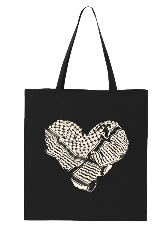 Classic Kuffiyeh Heart Tote