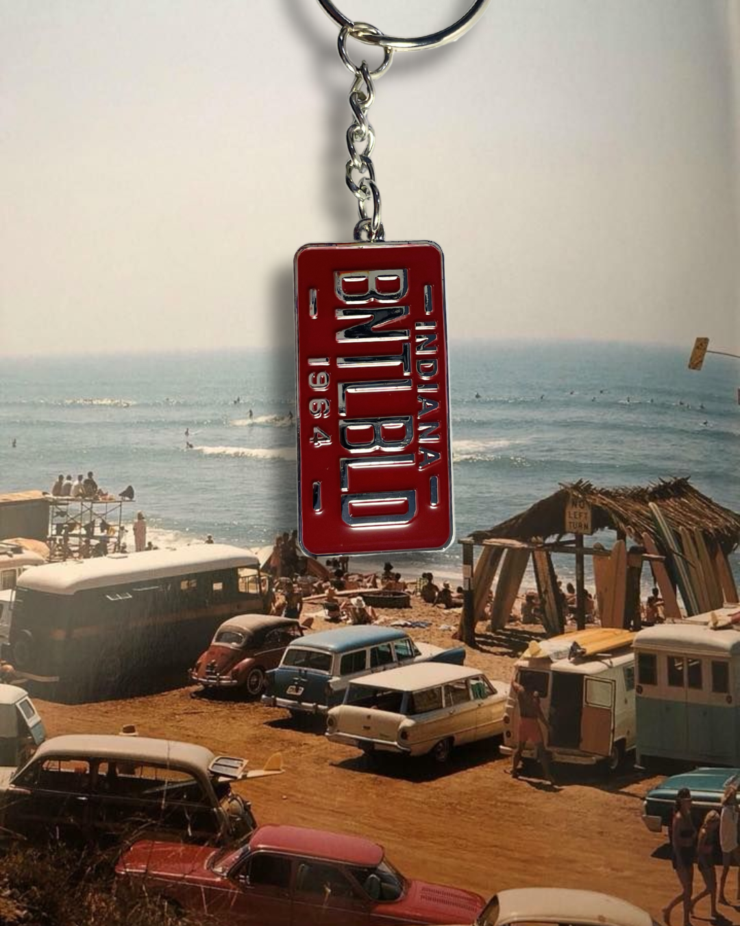 BNTLBLD License Plate Keychain