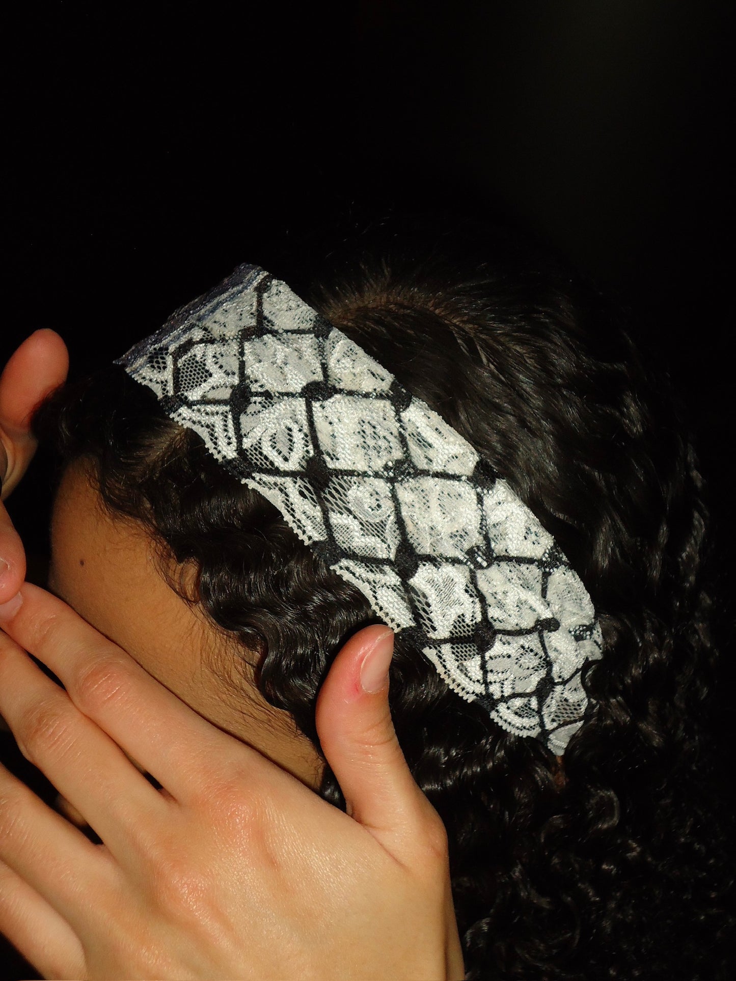 Handmade Lace Kuffiyeh Headband
