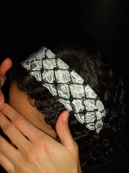 Handmade Lace Kuffiyeh Headband