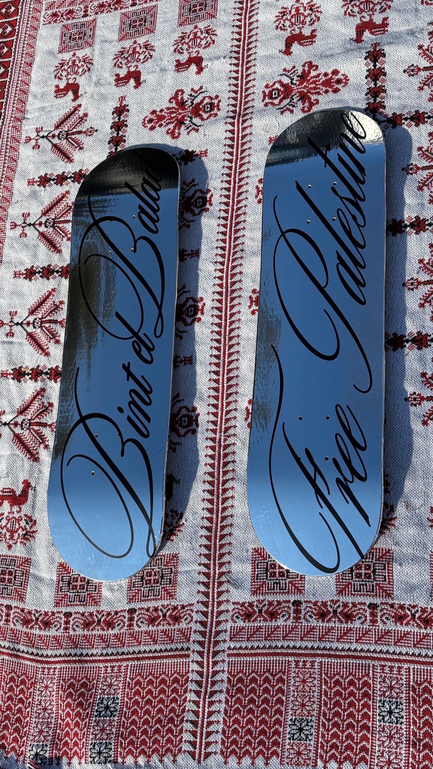 METALLIC SKATEBOARD